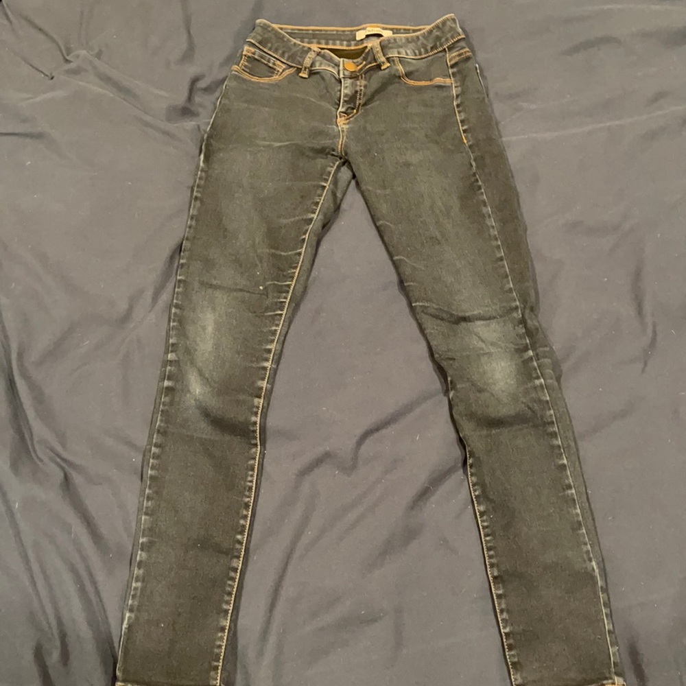 Dark blue skinny jeans